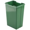 Plastový koš s rukojetí o objemu 10 L, zelený, Elletipi SECCHIO ECO PI