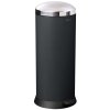 Pedálový odpadkový koš, černý, objem 30 L, Rossignol Bomba 91045