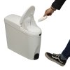 Automatický odpadkový koš na dámské WC, bílý, 20L, ROS91938_5