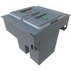 Odpadkový koš na tříděný odpad, upevnění na přední dvířka, 35+35 L, Elletipi PA3 LEC5060F