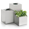 Designový box na rostliny Caimi Brevetti Prisma, nerez ocel