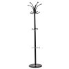 Ocelový věšák Compactor s mramorovým podstavcem 38 x 170 cm, černý