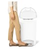 Pedálový odpadkový koš Simplehuman CW1356, bílý, 50 litrů