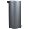 Koš na odpadky, pedálový, šedý, objem 30 L, Rossignol Elora 90231