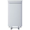 Pedálový odpadkový koš na kolečkách, bílý, 110 L, Rossignol 57250