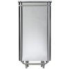 Pedálový odpadkový koš na kolečkách, nerez ocel, 110 L, Rossignol 57255