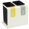 Koše na třídění odpadu (žlutý plasty, šedý směsný), objem 2x15 L, Rossignol Tribu 55302