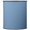 Ocelový odpadkový koš modré barvy, objem 30 L, Rossignol Appy 50152