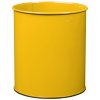 Odpadkový koš o objemu 30 L, ocelový, žlutý, Rossignol Appy 50156