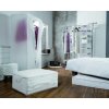 Závěsný botník Compactor Milky 15 x 30 x 128 cm - 10 přihrádek