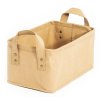Béžový úložný košík s dvěma držadly, 28x18x13 cm, Compactor RAN10252