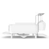 Bílý odkapávač na nádobí , moderní design, Simplehuman