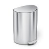 Pedálový odpadkový koš Simplehuman, 6 l