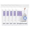 Sáčky do odpadkového koše, objem 6 L, typ B, zatahovací, Simplehuman CW0161