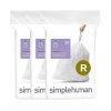 Simplehuman sáčky do koše, objem 10 L, typ R, 60 ks, CW0253