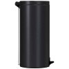Koš na odpadky, pedálový, čedičově černý, objem 30 L, Rossignol Elora 90236