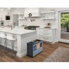 Sestava na tříděný odpad Eko Station Mini 3 x 12 l, lakovaná ocel, šedá v kuchyni