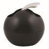 Otevřený odpadkový koš BOWL MATT s výklopným víkem