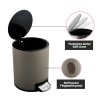 Pedálový odpadkový koš RIKU má tiché zavírání víka