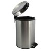 Otevřený odpadkový koš z nerez oceli o objemu 12 l
