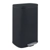 Spirella pedálový odpadkový koš AKIRA, matná černá ocel, soft-close, 30 L