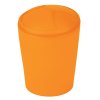 Spirella výklopný odpadkový koš MOVE, oranžový plast, 2 L