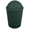 MSV výklopný koš AKO, tmavě zelený plast, 5,5 L
