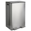 Spirella pedálový koš na tříděný odpad ALIYA, kartáčovaná ocel, 2 x 30 L