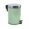 MSV pedálový odpadkový koš UNIS, bazalkově zelená nerez ocel, 3 L