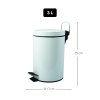 Výška koše UNIS je 25 cm a šířka 17 cm