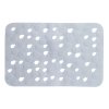 Spirella protiskluzová podložka do vany DROPS, šedá PVC, 53 x 35 cm