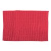 Červená MSV koupelnová předložka CHENILLE 40 x 60 cm