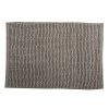 Šedo-hnědá MSV koupelnová předložka CHENILLE 40 x 60 cm