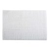 Bílá MSV koupelnová předložka CHENILLE 40 x 60 cm