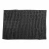 Tmavě šedá MSV koupelnová předložka CHENILLE 60 x 90 cm
