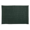 Tmavě zelená MSV koupelnová předložka CHENILLE 40 x 60 cm
