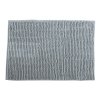 Světle šedá MSV koupelnová předložka CHENILLE 40 x 60 cm