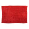 Červená MSV koupelnová předložka CHENILLE 50 x 80 cm