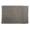 Šedo-hnědá MSV koupelnová předložka CHENILLE 50 x 80 cm