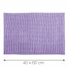Velikost koupelnové předložky CHENILLE je 50 x 80 cm