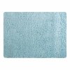 Světle modrá MSV koupelnová protiskluzová předložka MICROFIBER