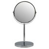 Zvětšovací zrcátko Capri z chromované oceli 17 cm