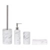 Série mramorových bílých doplnků do koupelny TOSCANA