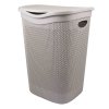 Koš na prádlo s víkem, plastový, objem 55 litrů