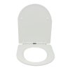 WC prkénko od MSV ze série SLIM, bílé, duroplast