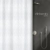 Elements by Spirella sprchový závěs CODE, vzorovaný v bílé barvě