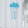 Spirella sprchový závěs CLOUD, motiv mrak, bílý