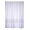 MSV sprchový závěs TORALLA, vzorovaný, bílý, 180 x 200 cm, polyester