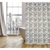 Vzorovaný sprchová závěs o velikosti 180 x 200 cm