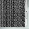 Spirella sprchový závěs LINES, abstraktní, černý, 120 x 200 cm